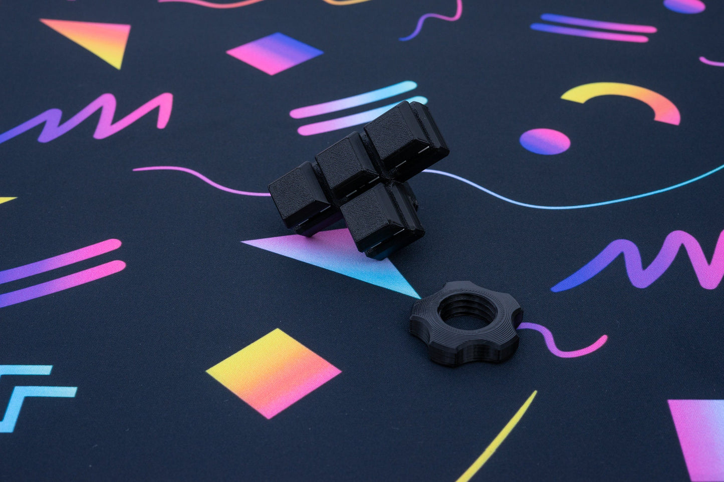 T-Spin+ - T-Shaped - Tetromino shaped WASD pad for arcade sticks