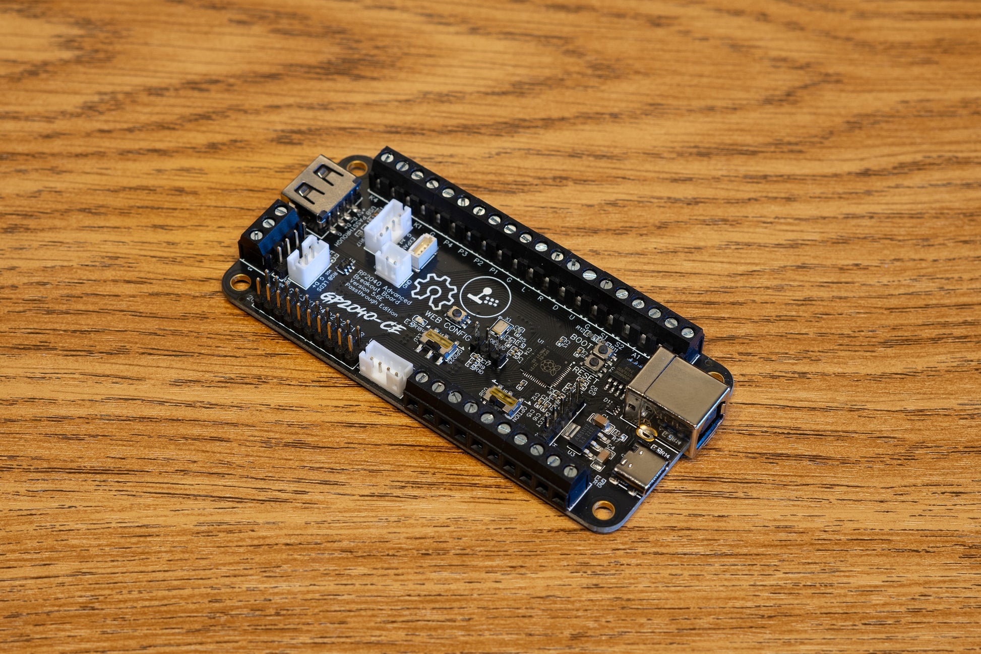 RP2040 Advanced Breakout Board v5.6E - USB Passthrough Edition