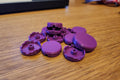Low profile round 3D printed button caps for MX/Choc v2
